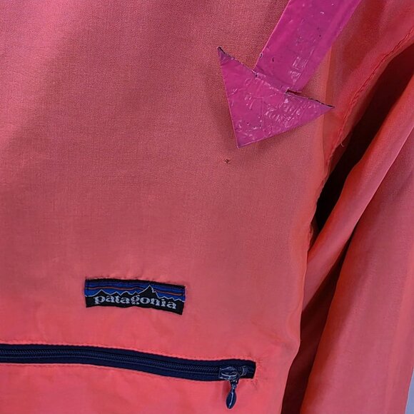 Vintage Patagonia Mens Medium Flux Jacket Windbreaker Reversible Nylon Neon - Picture 11 of 15